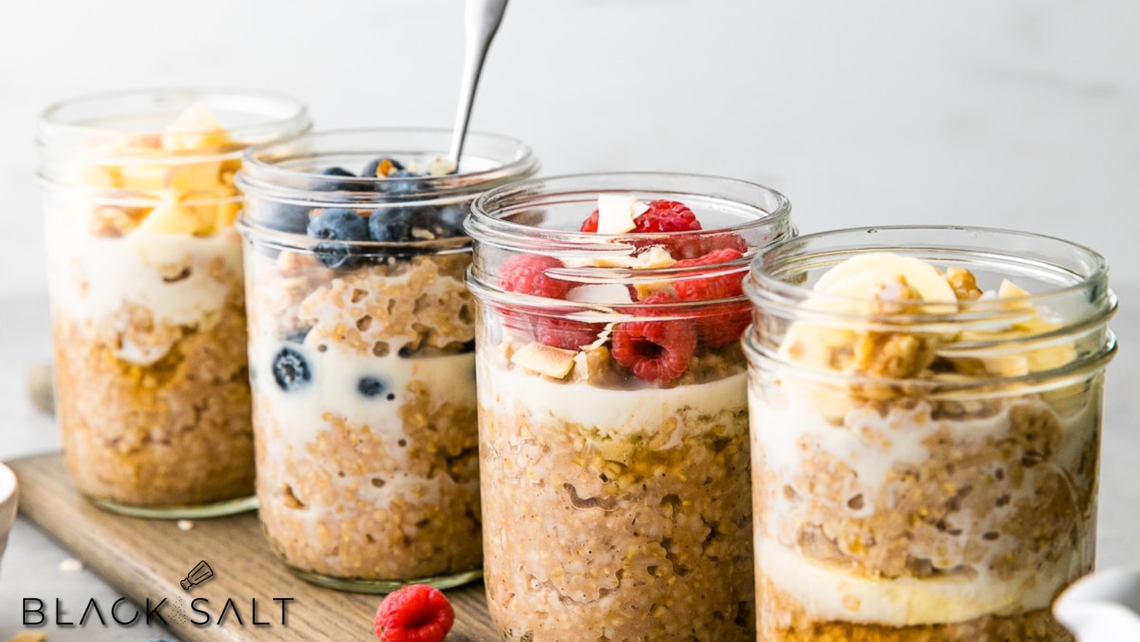 Oatmeal Bar, a delectable assortment of oatmeal-based treats such as bars, cookies, and squares, offering a wholesome and satisfying option for a nutritious snack or breakfast on-the-go.