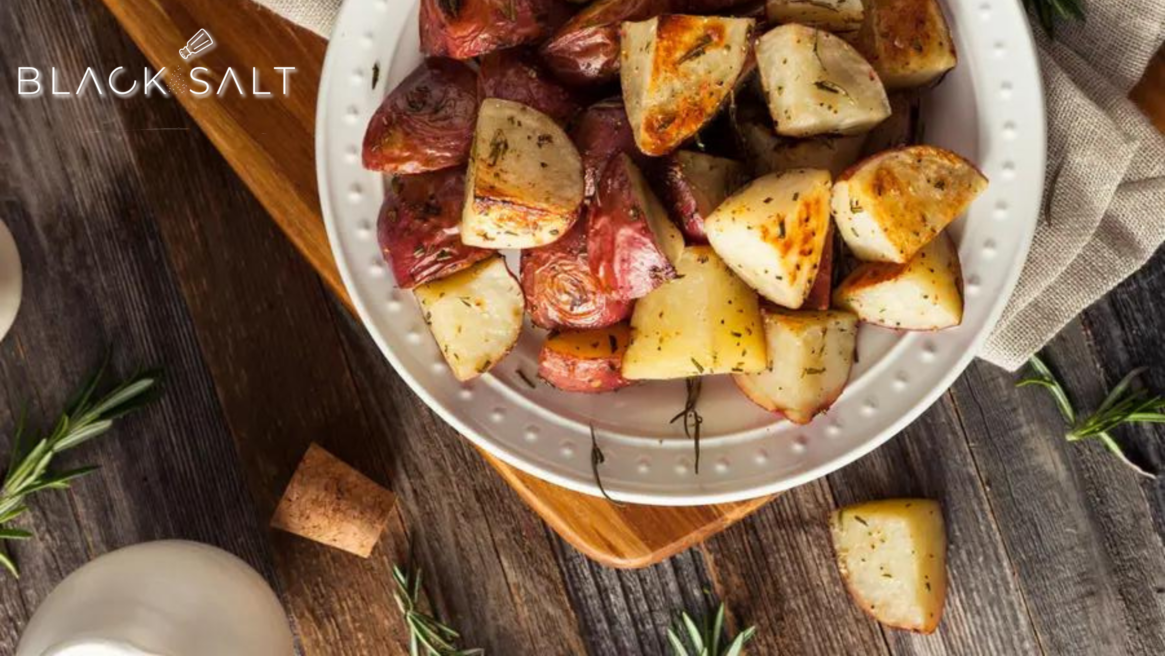 Roasted Red Potatoes with Rosemary, tender red potatoes tossed with olive oil, rosemary, and seasonings, roasted until golden and crispy, offering a flavorful and comforting side dish option.