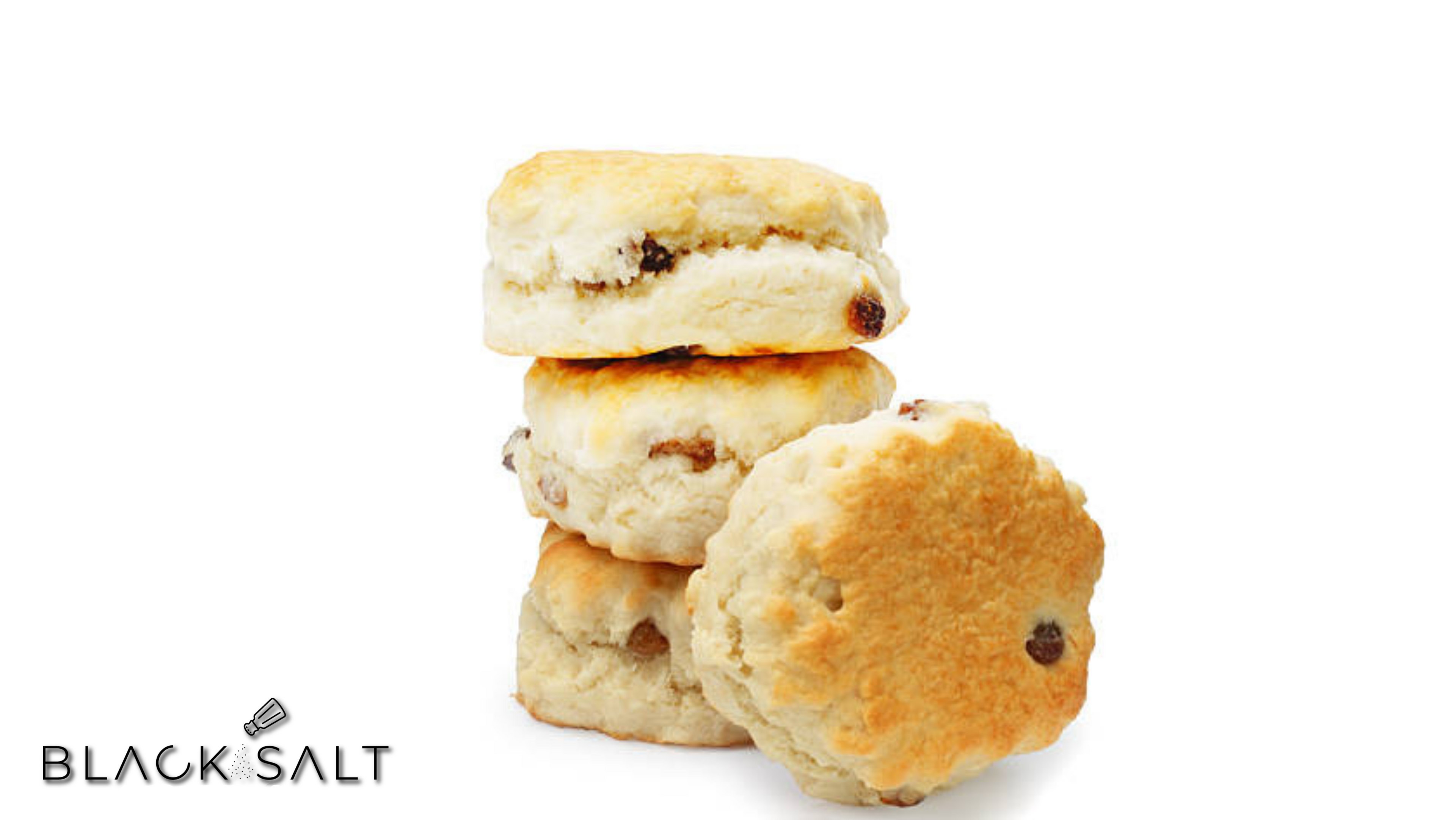 Scones, freshly baked pastries with a crumbly texture and a hint of sweetness, available in various flavors such as blueberry, chocolate chip, or plain, offering a delightful treat for breakfast or afternoon tea.