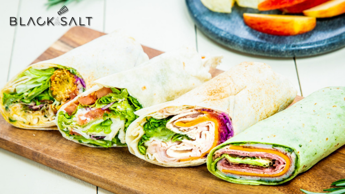 ASSORTED WRAPS – BlackSalt Catering