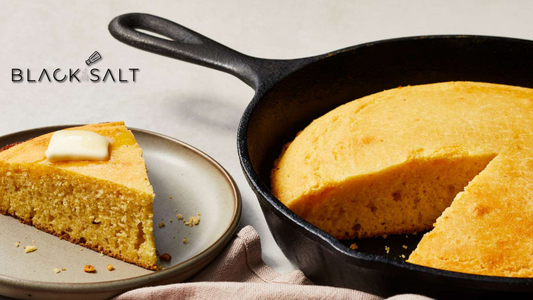 Cornbread, a savory and slightly sweet bread made with cornmeal, offering a tender and crumbly texture, perfect as a side dish or for enjoying on its own.