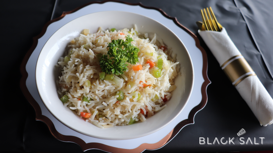 Pilaf, a flavorful and aromatic rice dish cooked with various ingredients such as vegetables, meats, and spices, offering a versatile and satisfying option as a side dish or a main course.