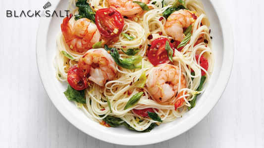 Shrimp Scampi, succulent shrimp cooked in a buttery garlic and lemon sauce, offering a flavorful and aromatic seafood dish that is perfect as a main course or served over pasta.